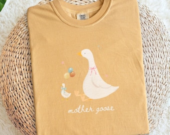 Mutter Gans T-Shirt, Dumme Gans Schwangerschaft Shirt, Schwangerschaftansage an Ehemann, erste Zeit Mutter Geschenk, Erwartete Mutter Geschenk, Erwartete Mutter
