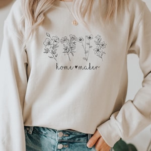 Homemaker Sweatshirt Homemaker Tshirt Homemaker Shirt Homeschool Homemaking Mama SAHM Shirt Gift Home Maker Christian Mom Gift T Shirt Tee