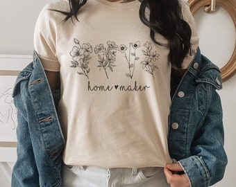 Homemaker Shirt | Hygge Shirt | Hygge Clothing | Homemaker Gift | SAHM Shirt | SAHM Gift | Homemaking momma | Homeschooling mama | Mom Shirt