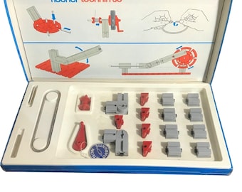 Fischertechnik 30 Construction Set Model Building Kit Germany 60's STEM Learning