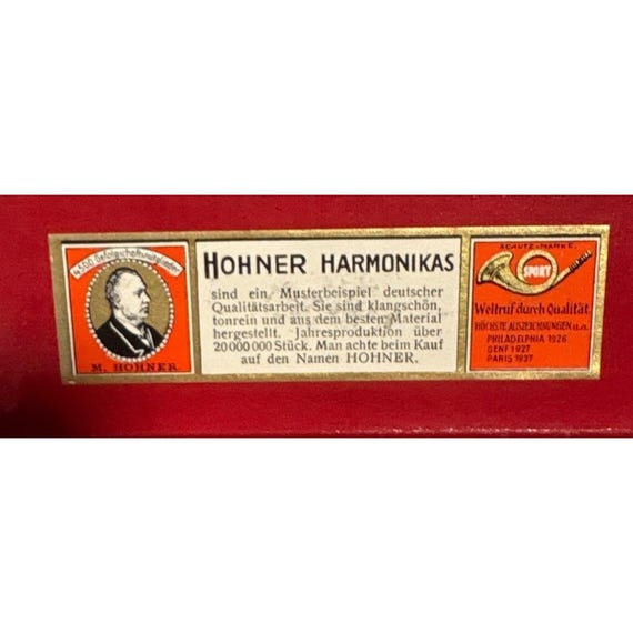 ヴィンテージハーモニカ Hohner Unsere Lieblinge オリジナルドイツ製