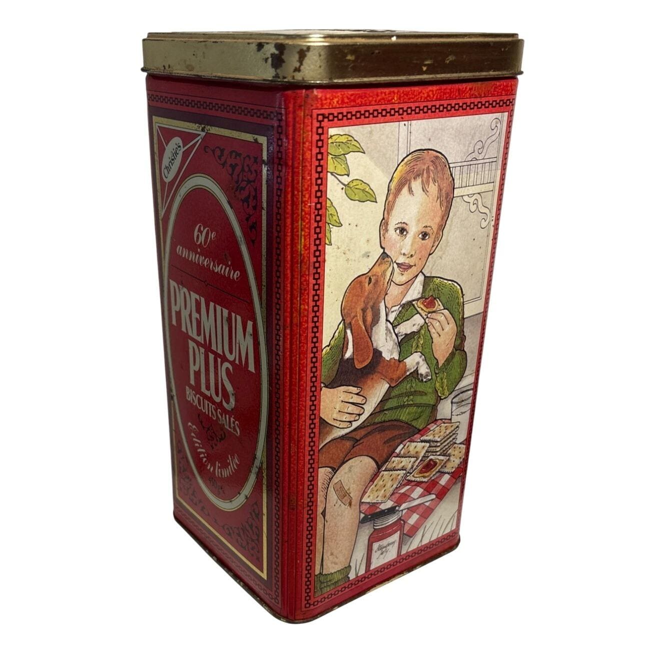 Christies Premium Plus Salted Crackers Tin 60th Anniversary Canada