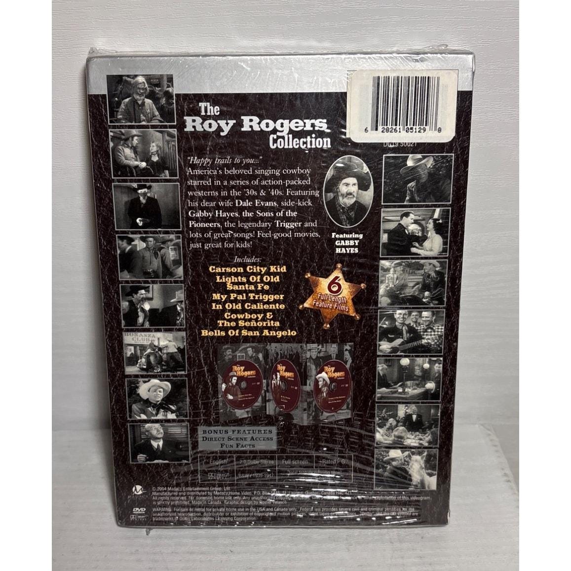 The Roy Rogers Collection DVD 3-pack Collectors Edition 2004 NEW