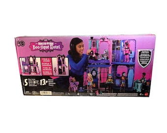 Monster High Boo-Tique Hotel Playset Fold Store Design Large Set Nuevo Caja Abierta