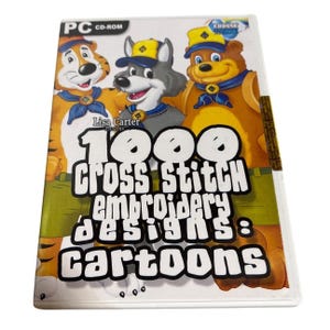 CD-ROM 1000 dessins de broderie au point de croix pour Windows