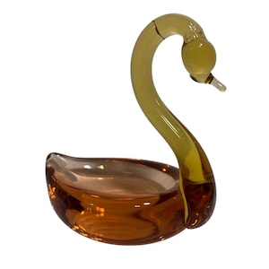 Bohemia Crystal Swan - Etsy