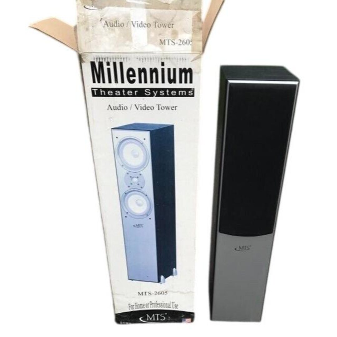 Millennium Theater Speaker MTS-2605 Audio/video Tower 2-way Bass