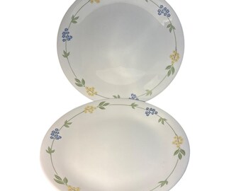 Corelle Assiettes plates Secret Garden 25,4 cm (10,25 po.) Floral printanier, lot de 2