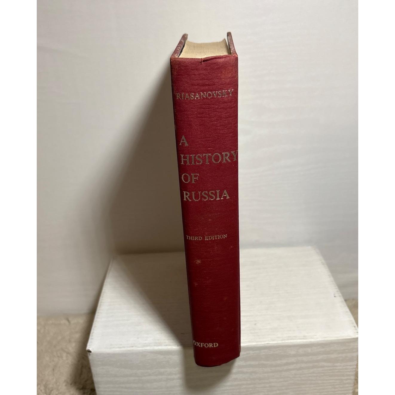 A History of Russia Third Edition by Nicholas V. Riasanovsky