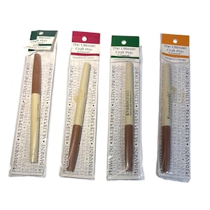 Bolígrafo artesanal definitivo Evanscraft Punta ultrafina para madera, tela y cerámica (lote de 4)