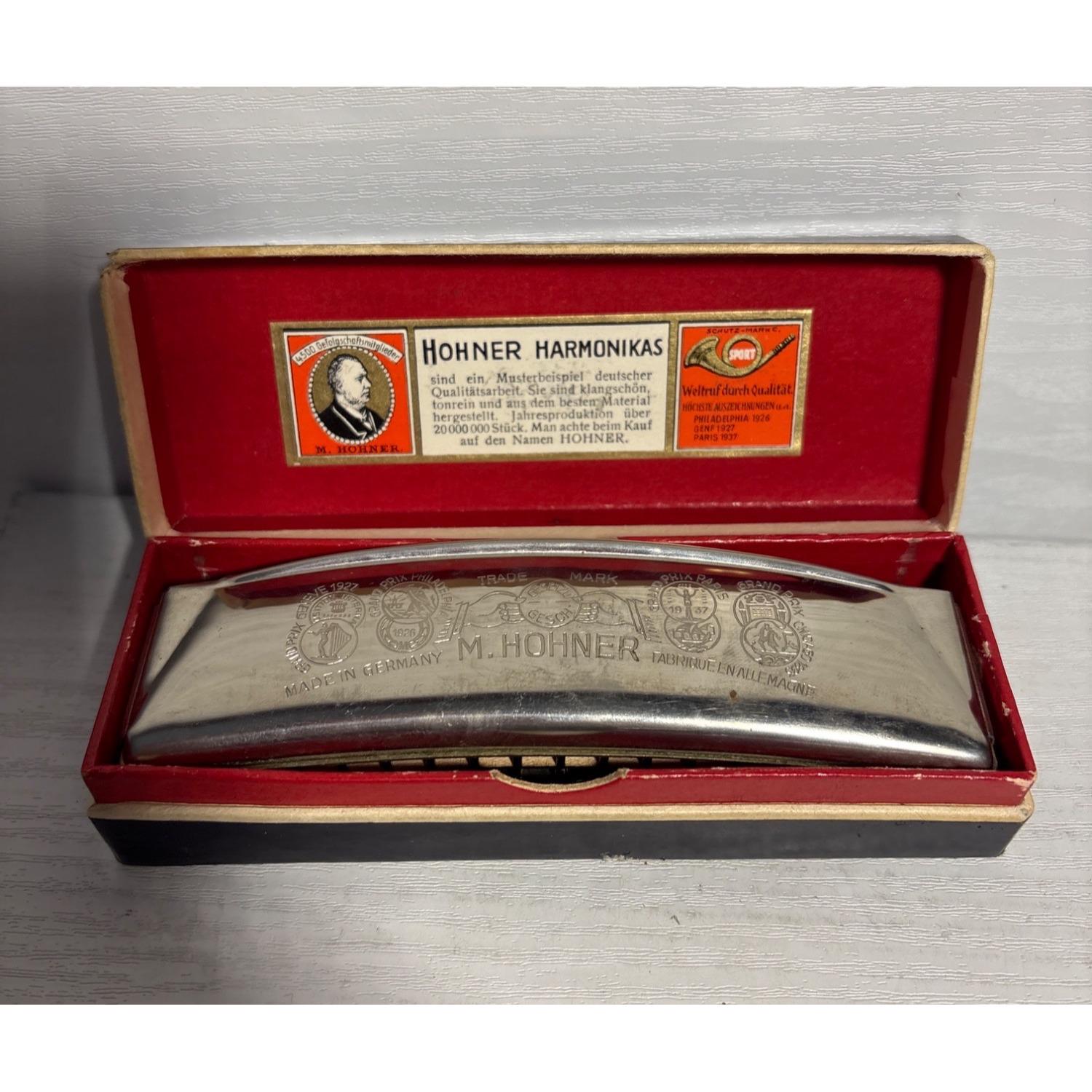 Vintage M. Hohner Unsere Lieblinge Harmonica Original