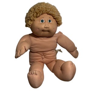 Cabbage Patch Kid Boy Doll Weizen Schleife Haar Augen Grün Sommersprossen #2 HM 1984