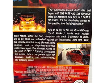 2 Fast 2 Furious VHS Movie Factory Sealed Action Thriller Paul