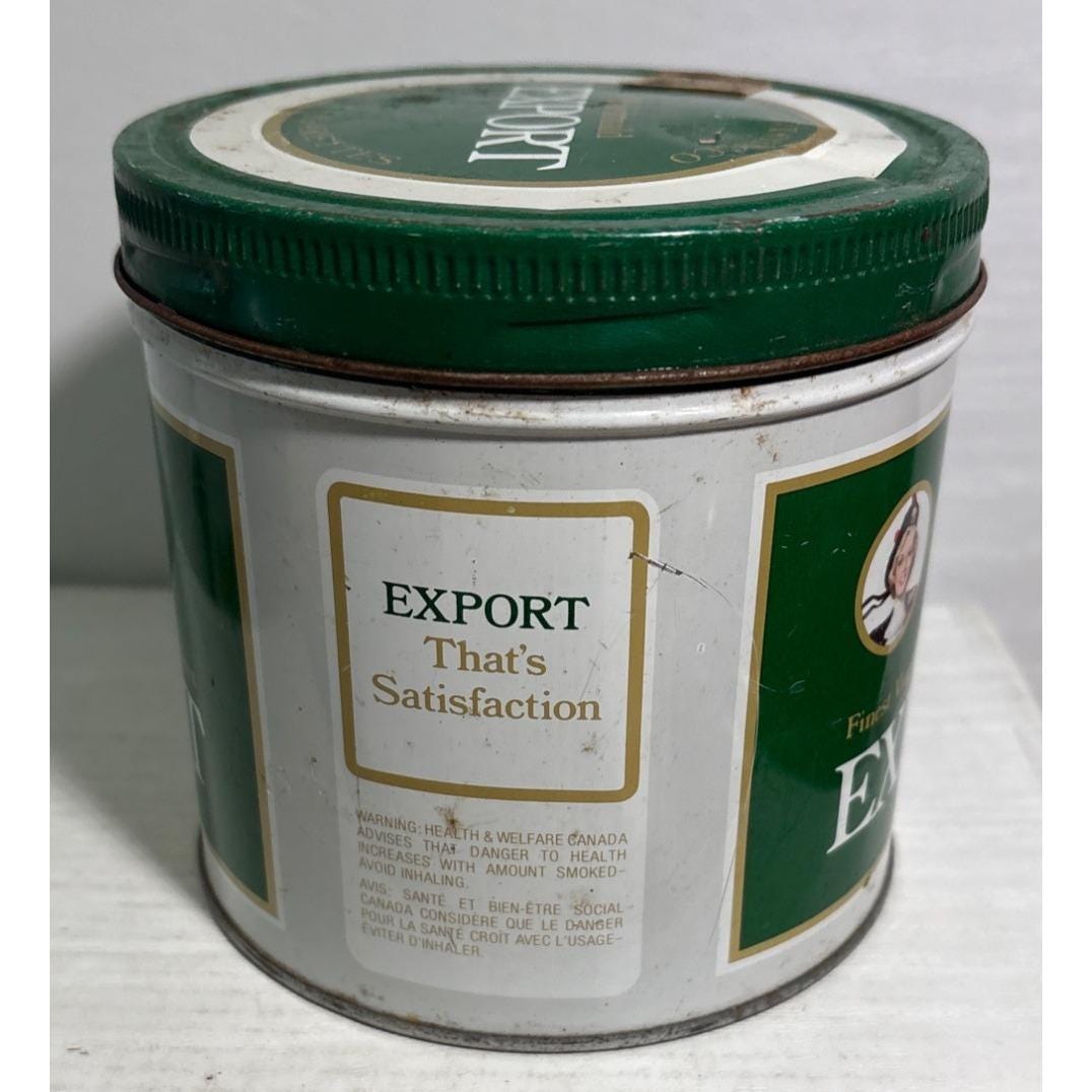 Macdonald Export Tobacco Tin 200g Collectors Item Empty Vintage