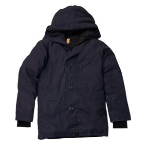 Abrigo Canada Goose para mujer, talla S, azul marino, programa Arctic, con capucha, relleno de plumón, fabricado en Canadá.