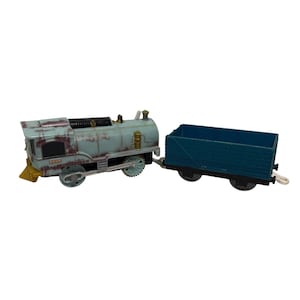 Thomas & Friends Trackmaster Lexi Train Engine 2013 Blue Freight Car &#39;09 Gullane