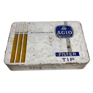 Agio Cigarette Tin