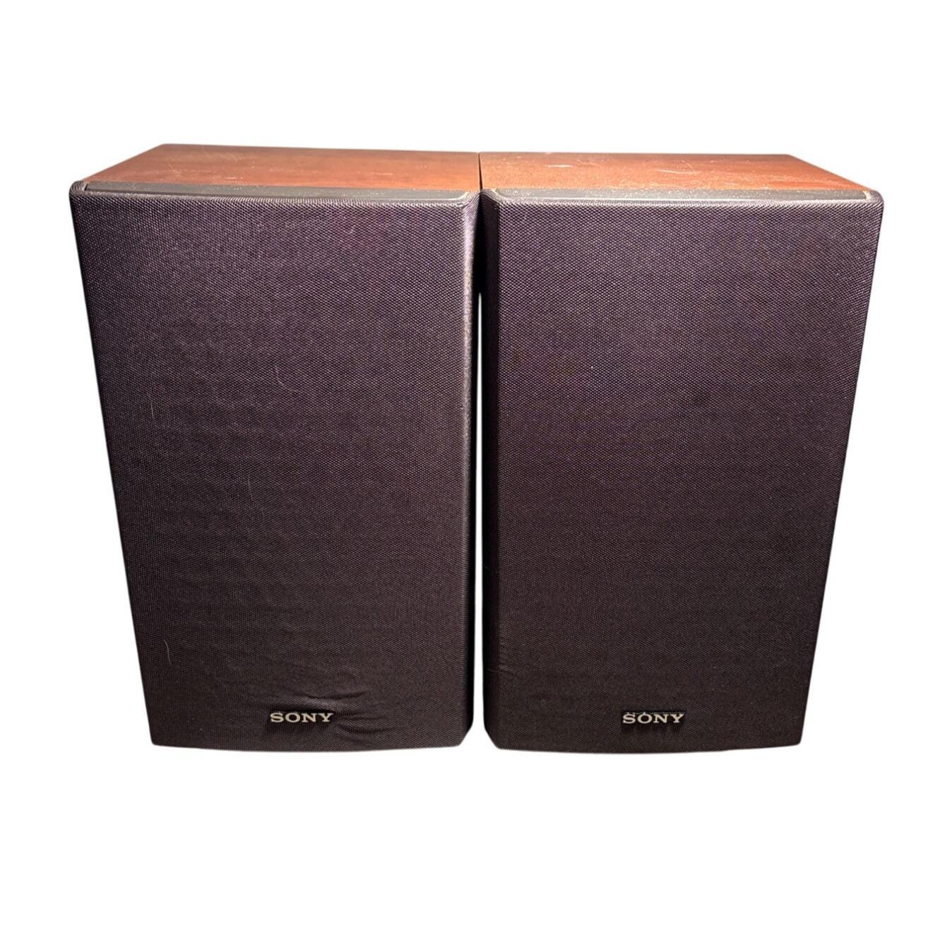 Sony Speakers SS-CNEZ30 Bookshelf Wood Finish Compact Design - Etsy