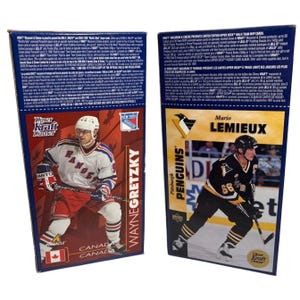 Wayne Gretzky & Mario Lemieux Kraft Dinner Hockey Kartenboxen Ungeöffnet