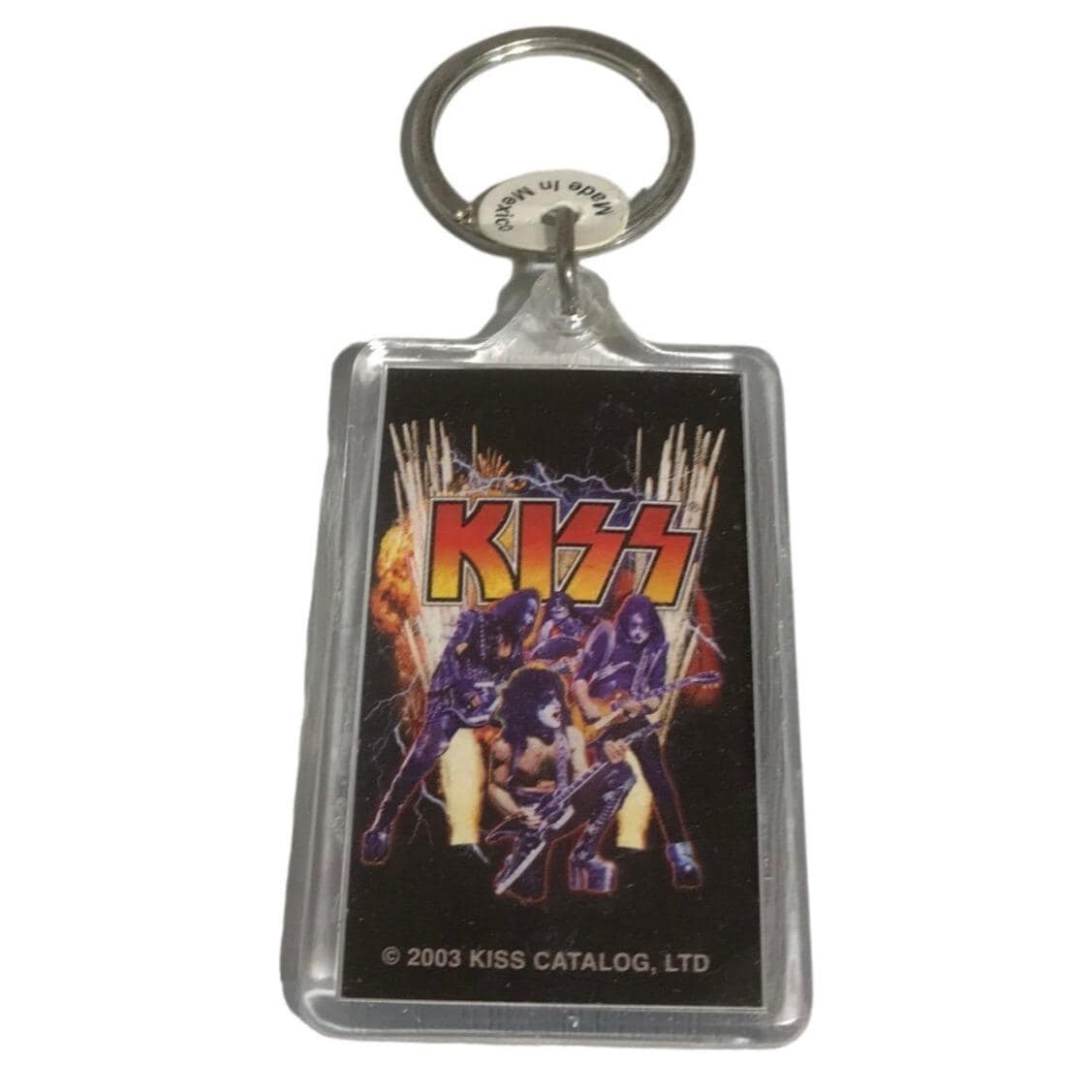 KISS Rock Band Keychain World Domination 03/04 Tour Collectible