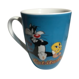 Looney Tunes Sylvester & Tweety "Cat-itude" Ceramic Mug By Paladone