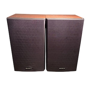 Sony SS-CNEZ30 Bookshelf Speaker System 6Ω Impedance Wood Finish Compact Design