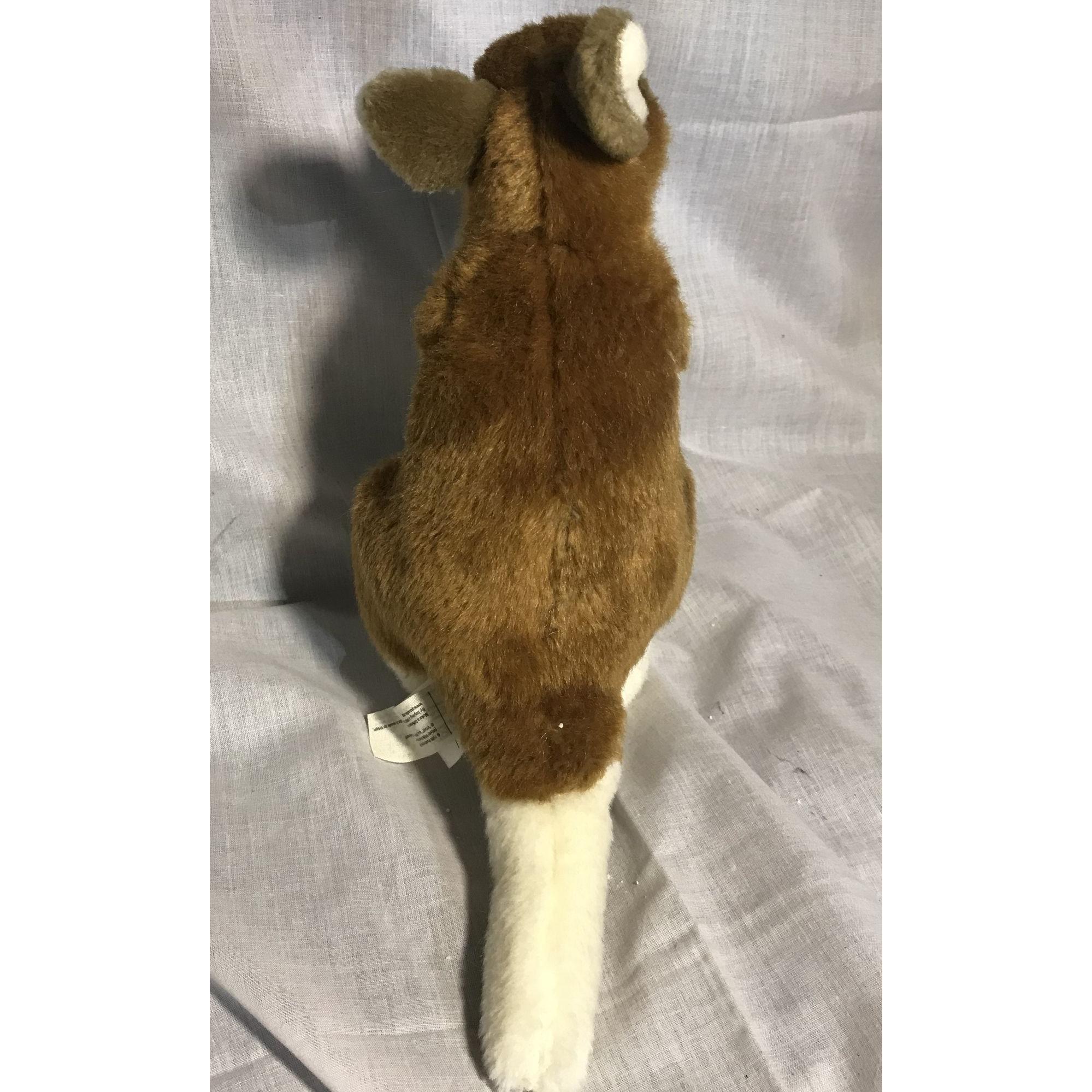 1986 WWF カンガルーぬいぐるみ ジョーイ付き 9インチ ブラウン