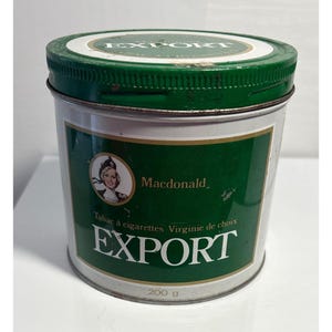 export a tobacco tins Tin Export Cigarette Tin - Etsy