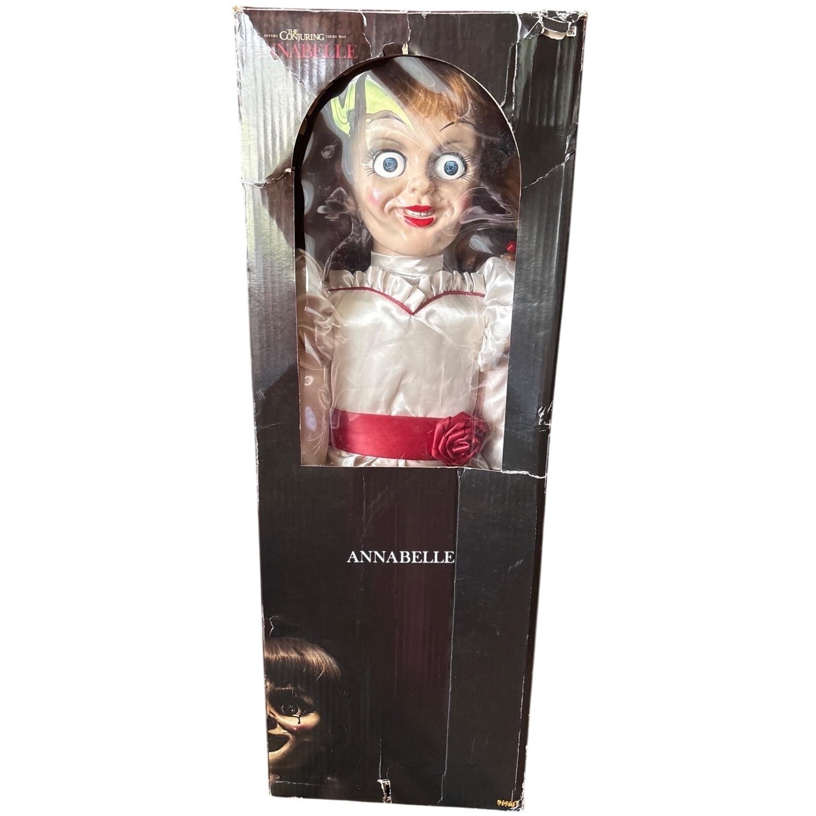 Annabelle Doll the Conjuring Life Size Doll 30” Tall Spirit Halloween - Etsy, image size:1639x1639