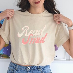 Read Smut Unisex Tshirt, Read Smut Heavy Cotton Tee, Smut Reading Tshirt, Reading Smut Shirt, Read Smut Graphic