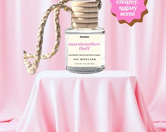 Marshmallow Fluff- Car Hanging Oil Diffuser