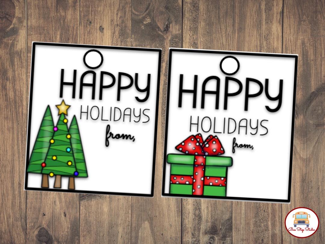Christmas Holiday Teacher Gift Printable Tag Christmas Teacher Tag ...