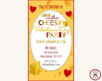 Convite digital para o dia dos namorados, convite extravagante para festa dos namorados, personalize e edite com modelo Canva, download instantâneo