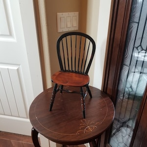 Amazing Vintage Miniature Handcrafted Hardwood Chair in Perfect Condition