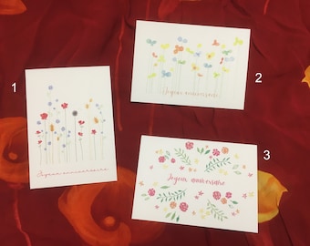 aquarel verjaardagskaart