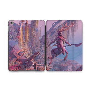 Mystic Centaur Fantasy World iPad Case Pro 12.9 In 2021 10.2 Purple Air 13 10.9" 2025 Mini 5 7.9 Inch Pro 12.9" 2025 Air 11 8.3 In Pro 11"