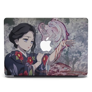 Anime Floral Girl Macbook Pro 13 Case Hot Art Fantasy MMO Gift Green Hair Case M4 2025 Pro 14 M3 16 Case Mac Air 13 Pro 15 A2141 MacBook
