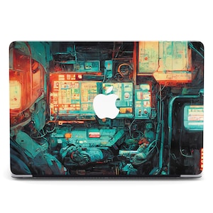 Spaceship Console Cyber Punk Futuristic MacBook Pro 13 16 A2141 A2338 Space Art MacBook 2022 M4 2025 Pro 14 M3 16 Case Mac Air 13 Pro