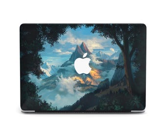 Mountain Landscape Misty Valley Golden Sunset Light MacBook  Pro 13 16 A2141 A2338 Art 2023  M3 16 14 Case Air 13 Pro 15 MacBook Cover