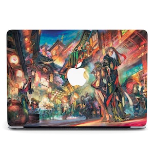 Fantasy World City MacBook Pro 13 16 M3 Case 2023 2025 Pro 14 M3 16 Case Anime Sci-fi Art Case Mac Air 13 Pro 15 A2141 MacBook Case Cover