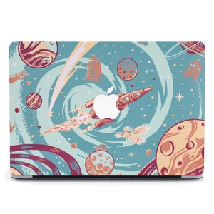 Funda para MacBook Pro 13 con diseño de cómics, funda para astronauta, funda para Air 13 15 M3 M4 2025 Pro 14 M3 16, funda para el espacio, funda para Mac Air 13 Pro 15 A2141 MacBook 12