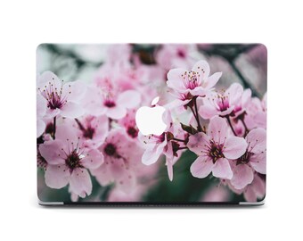 Pink Cherry Blossom Flowers Spring Macro Inspired Art Macbook M3 Max 16 Macbook Pro 13 Colorful Art Mac Air 13 Pro M4 A2141