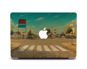 USA Rural Vibe South Crosswalk MacBook Case for MacBook Air 2022 Trip MacBook Air 13 Pro 14 16 MacBook Pro 13 M4 inch Air MacBook 2025