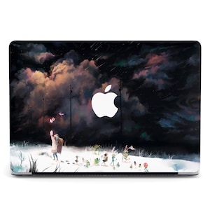 Night Trip Cartoon Illustration MacBook Pro 13 16 M3 Case 2023 2025 Pro 14 M3 16 Case Anime Friends Art Mac Air 13 Pro 15 A2141 Case Cover