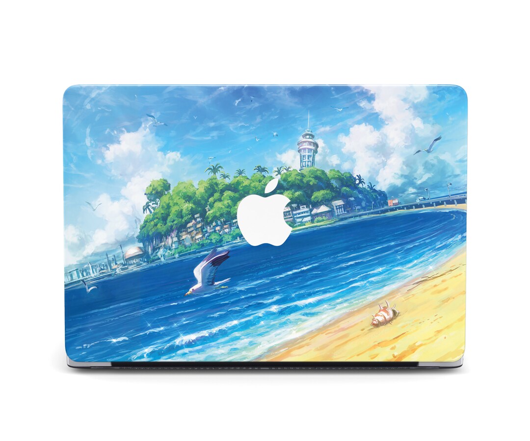 Minimalistic Summer Ocean View Beach MacBook Pro 13 16 A2141 A2338 Air ...