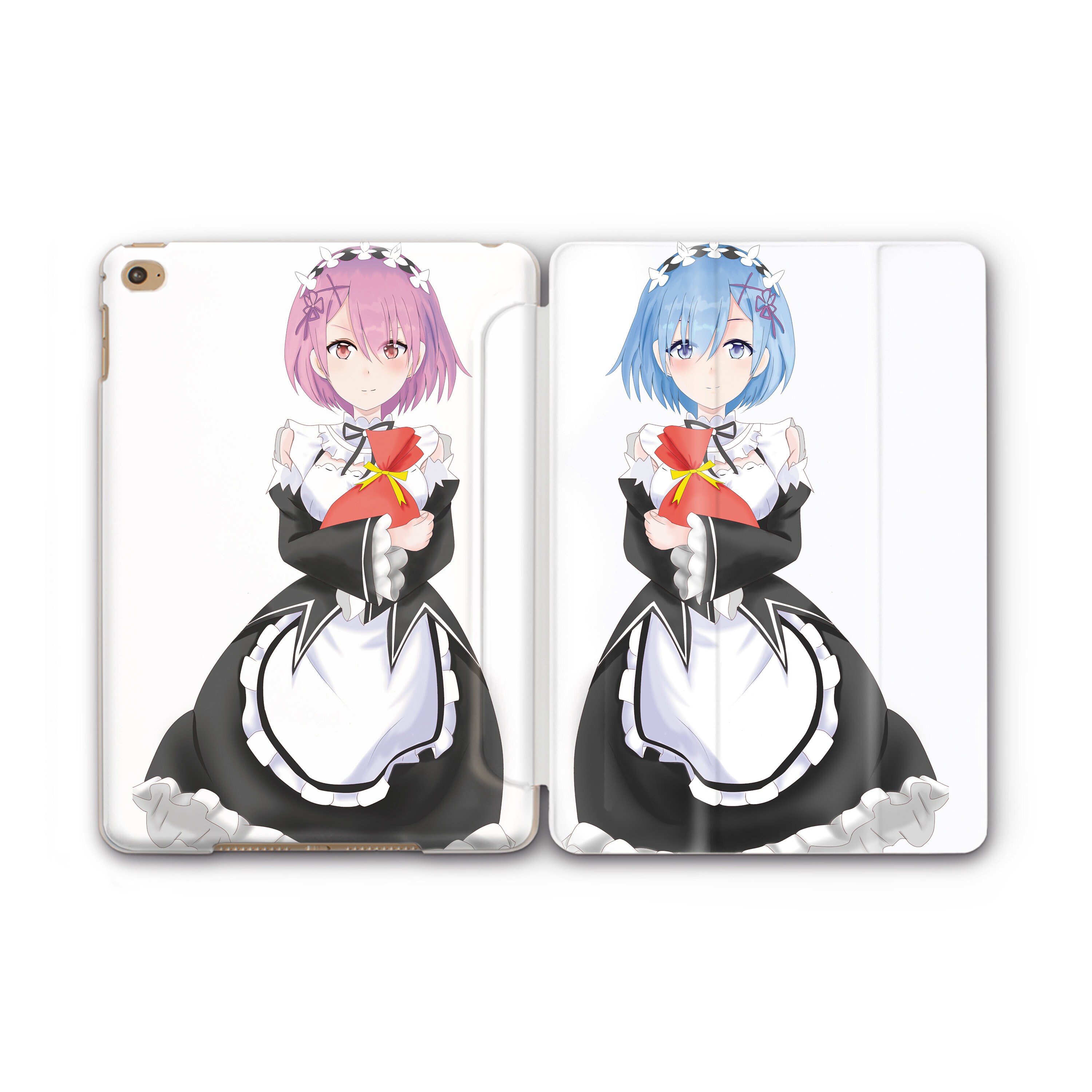Jolies filles Anime Sisters iPad 11 coque iPad Pro 12,9 coque iPad Pro 10,5 coque iPad 10,5 coque iPad Air 13 coque iPad 2025 magique