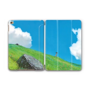 Custodia per iPad ispirata a Spirited Away, anime, iPad 7a generazione, custodia per iPad Nature Art, custodia per iPad 10,5, custodia per iPad 10,9, custodia per iPad 11, supporto per iPad 12, 9, 2020