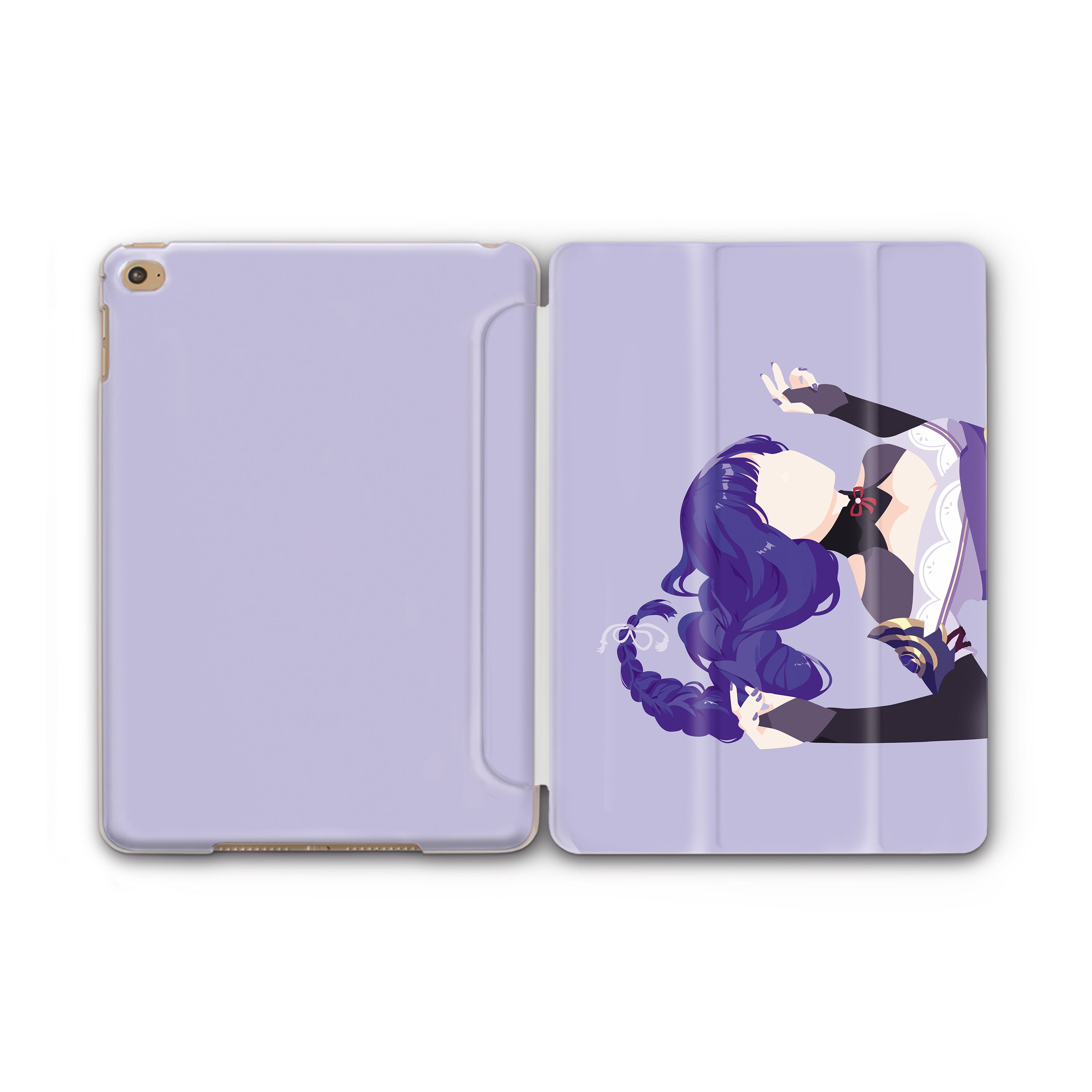 Anime Girl iPad Smart Case New 2025 iPad Air 11 Japanese Anime Minimalistic Stand Case iPad Flip Cover iPad 12 9 2021 iPad 10.9 8th iPad 11