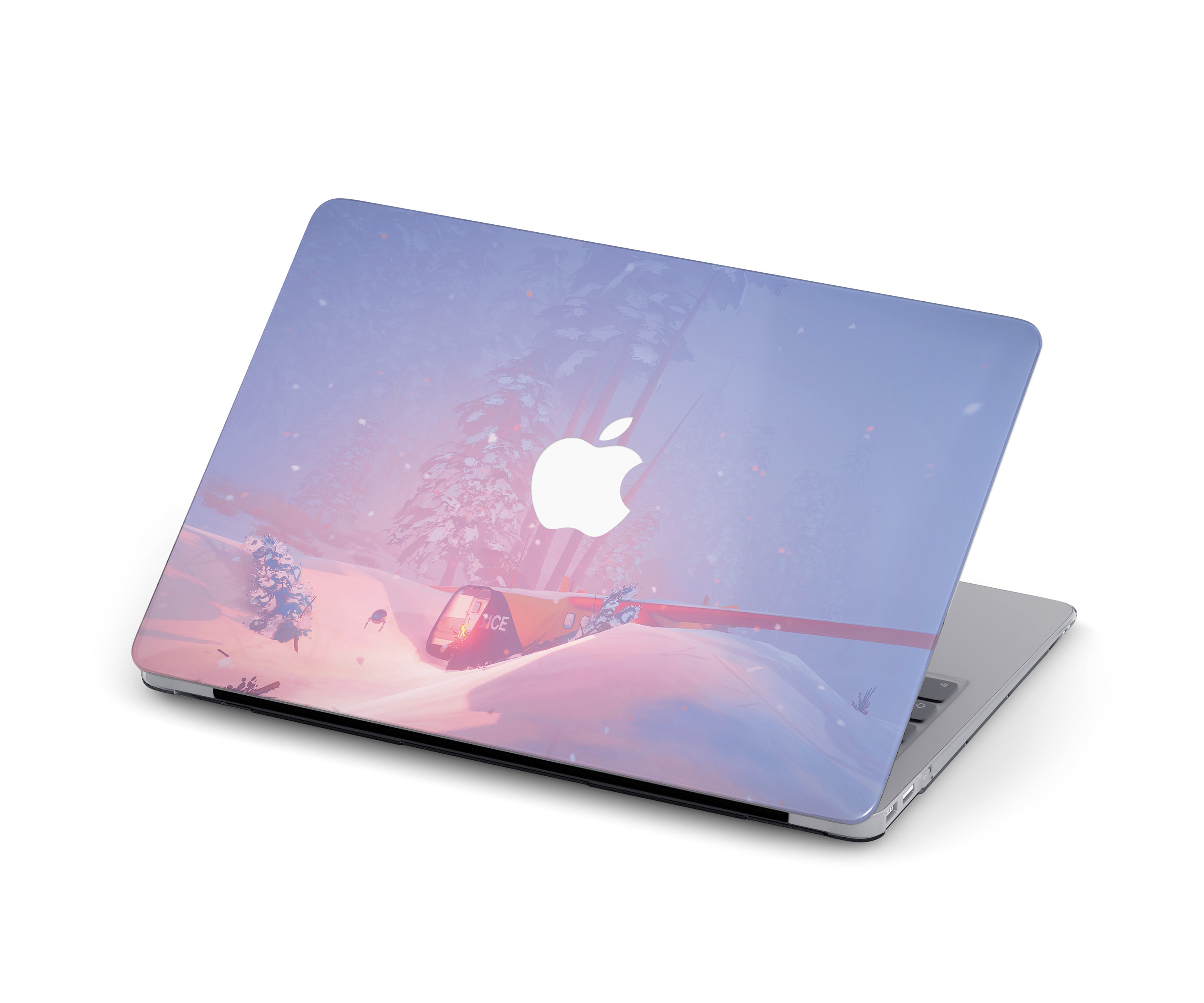 Winter Train MacBook Pro 13 16 A2141 A2338 Anime Pastel Art Air 13