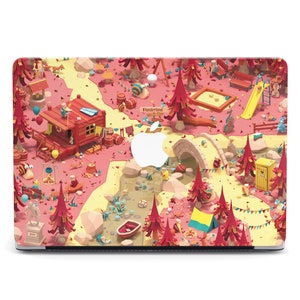 Wonderworld Cute Cartoon Camp Art Macbook Pro 13 Case Kids Gift Case M4 2025 Pro 14 M3 16 Case Mac Air 13 Pro 15 A2141 MacBook 12 Fine Art